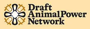 Draft Animal Power Network logo on a butter yellow background.